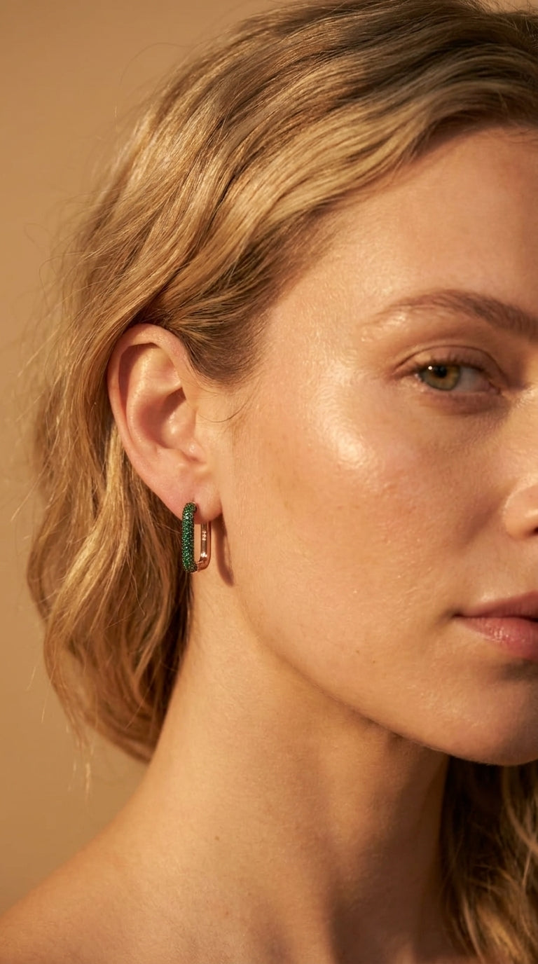 Enchanted Ivy Geometric Earrings
