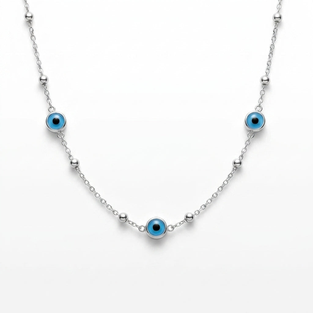 Golden Harmony Evil Eye Necklace
