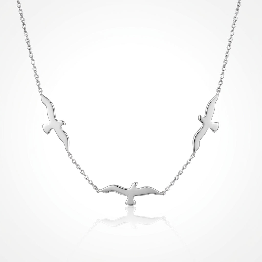 Spirit of Freedom Seagull Necklace