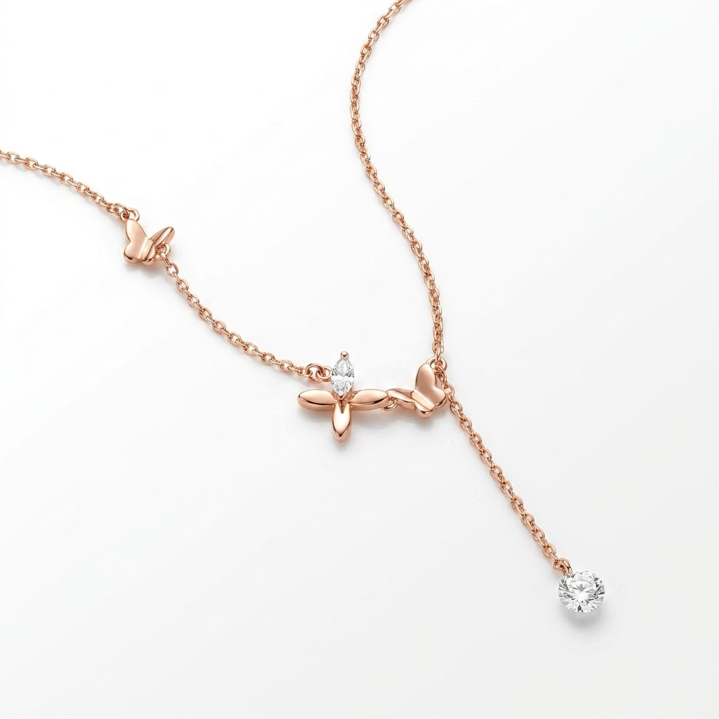 The Fluttering Grace Y-Necklace
