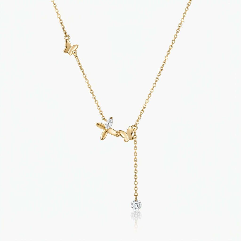 The Fluttering Grace Y-Necklace