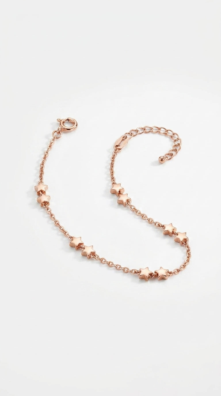 Celestial Starfall Chain Bracelet
