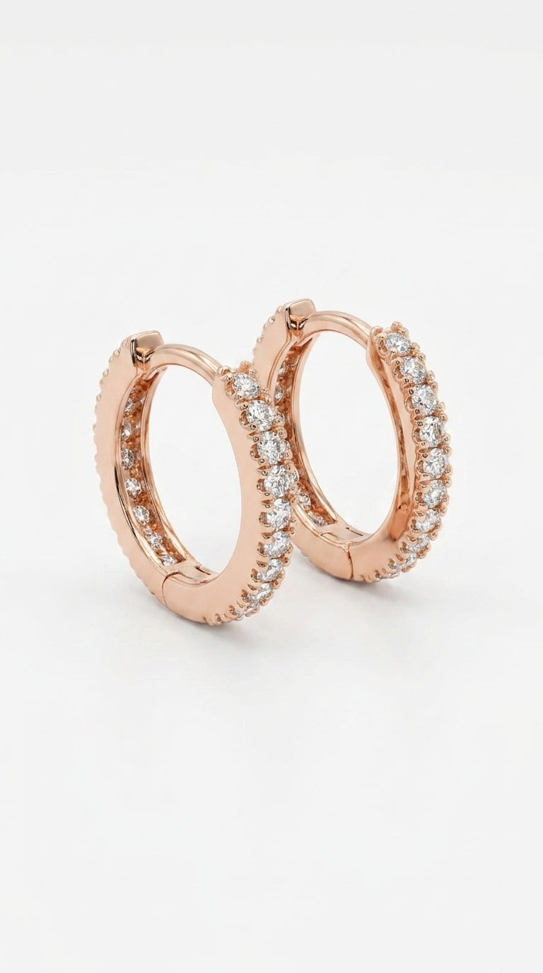 Classic Brilliance Huggie Earrings