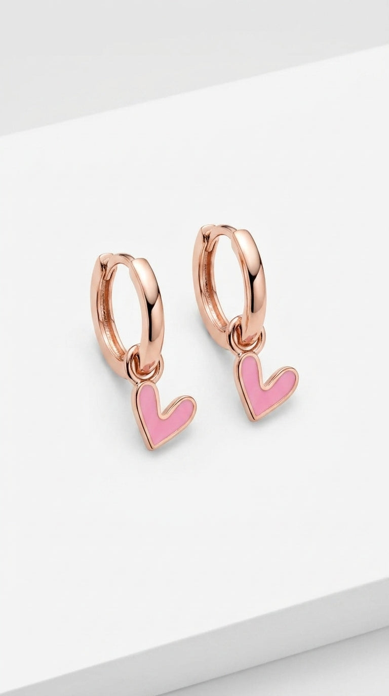 Petal Pink Duo Love Earrings