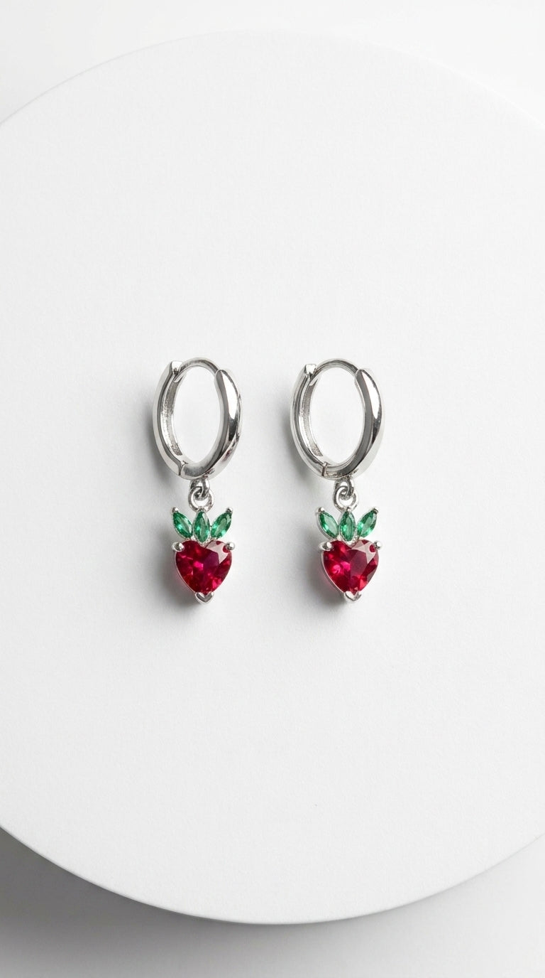 Summer Bliss Strawberry Earrings