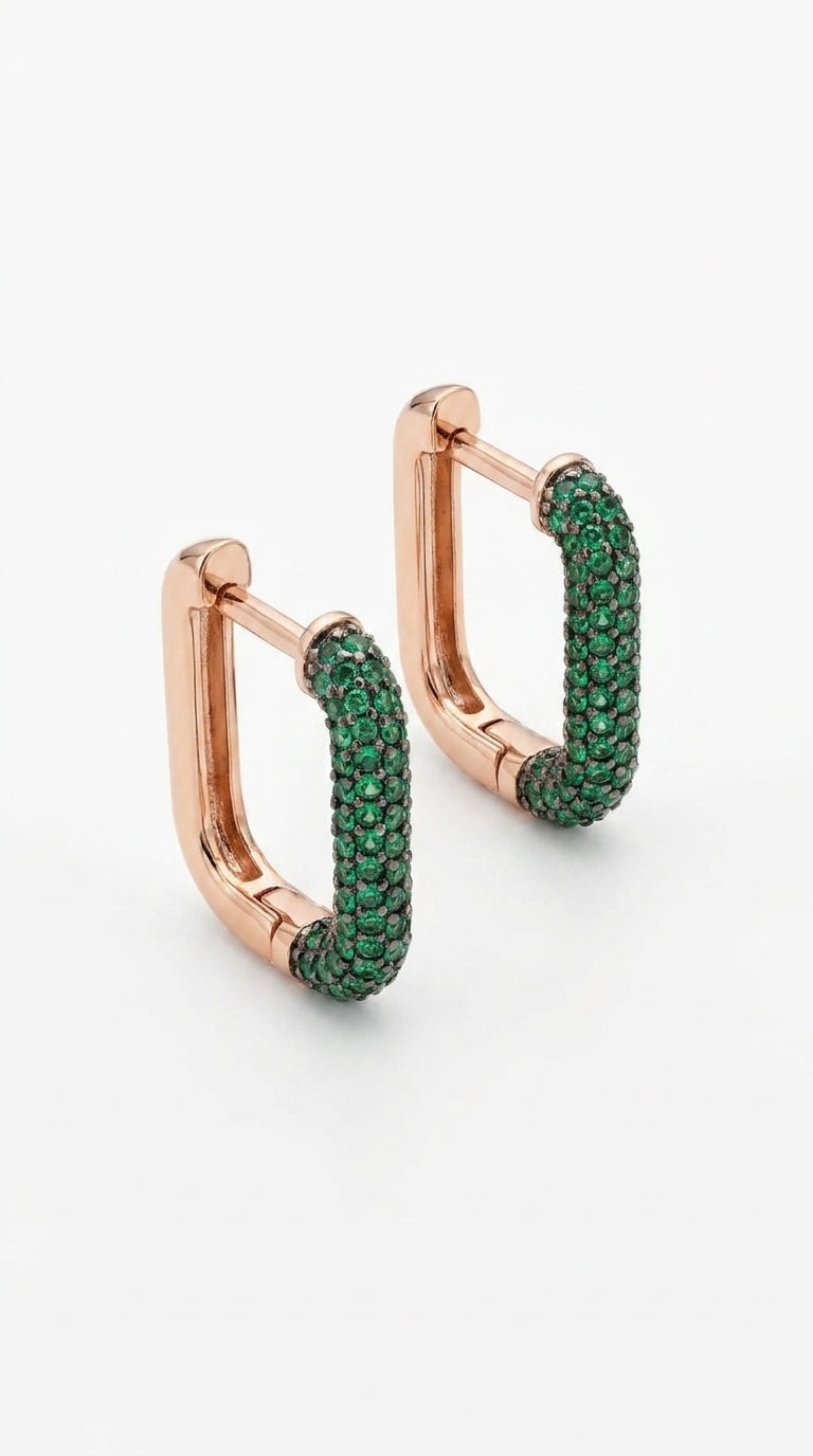 Enchanted Ivy Geometric Earrings