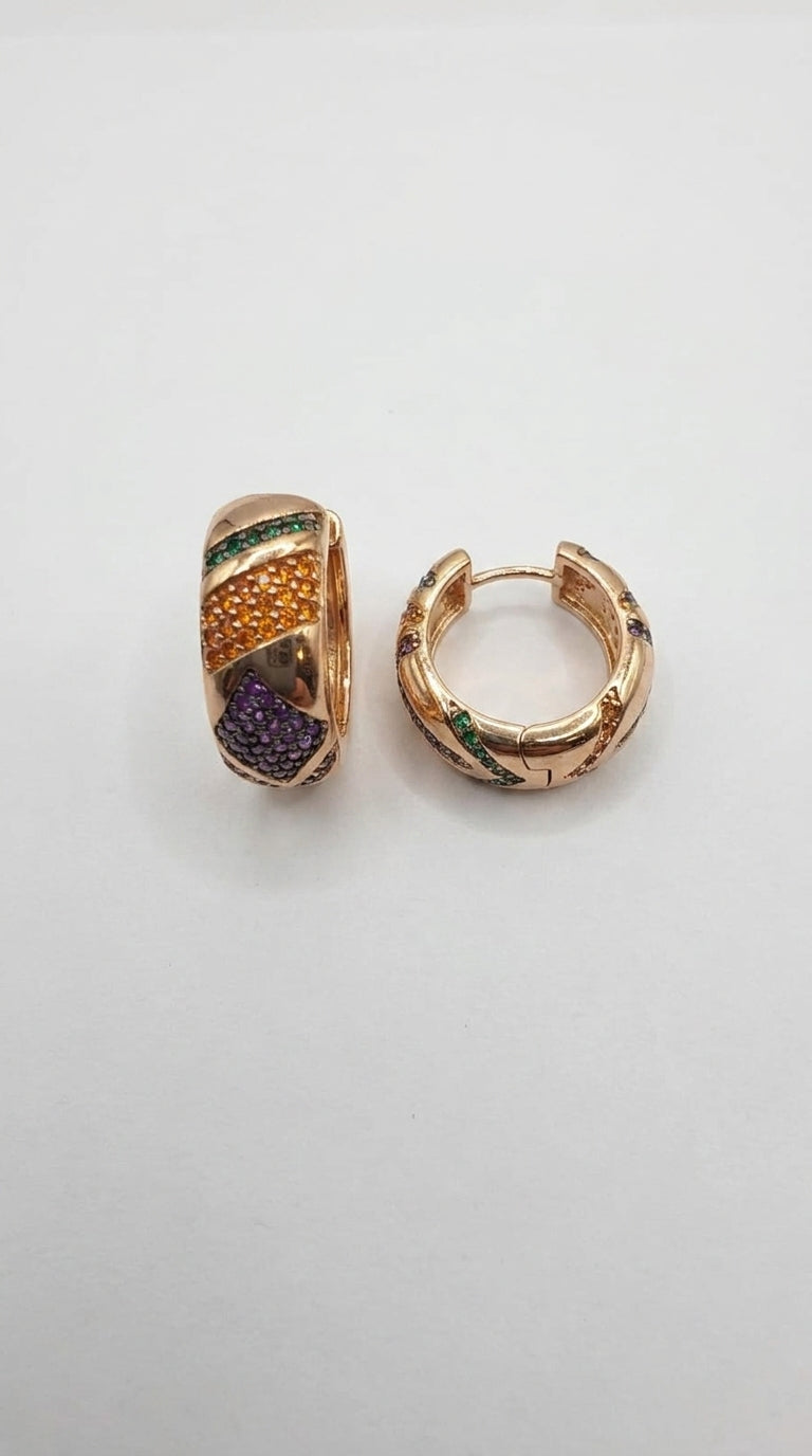 Artistic Fusion Multicolor Earrings