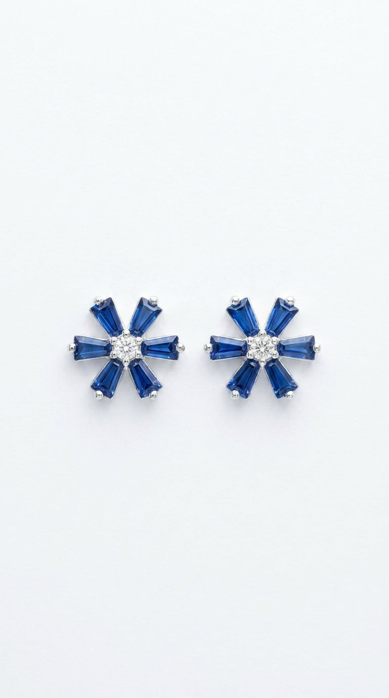 Riviera Sapphire Studs