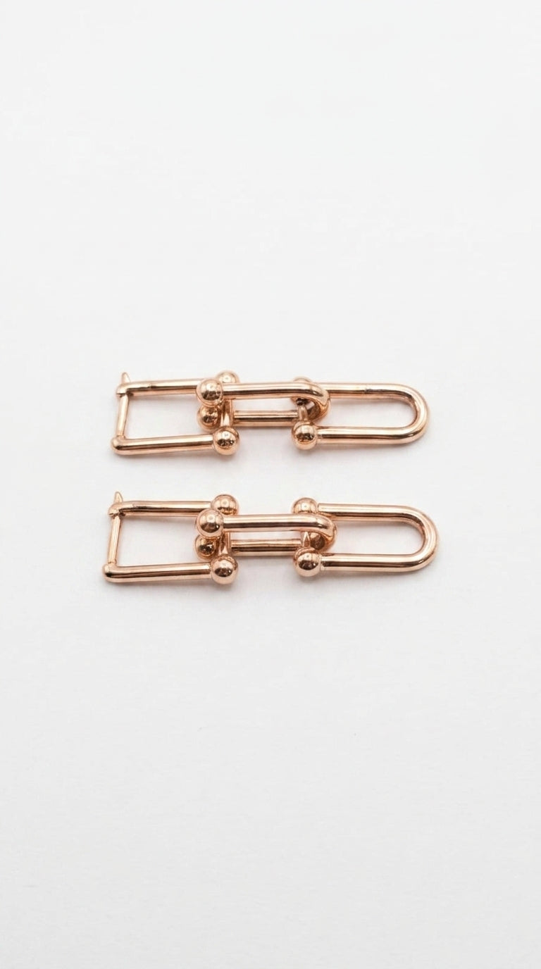 Industrial Link Drop Earrings