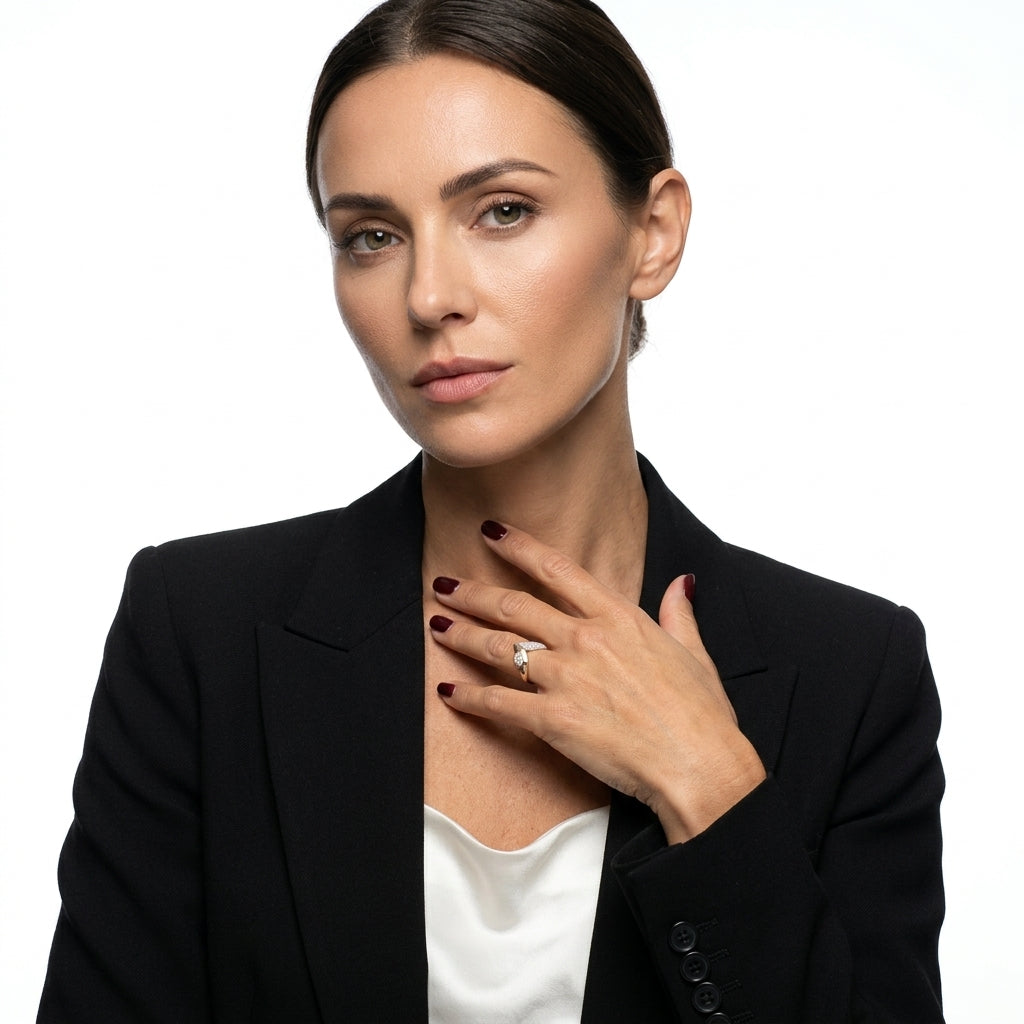 The Asymmetric Chevron Ring