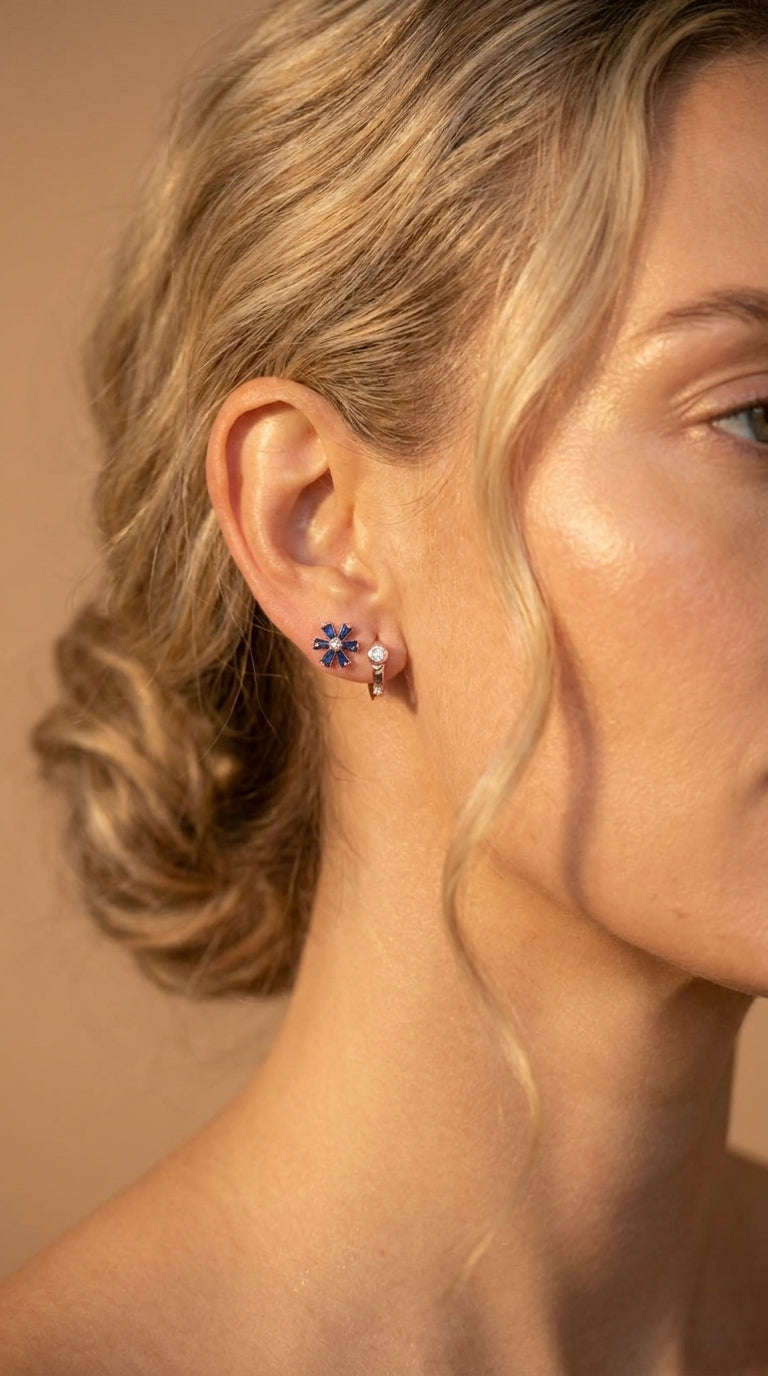 Riviera Sapphire Studs