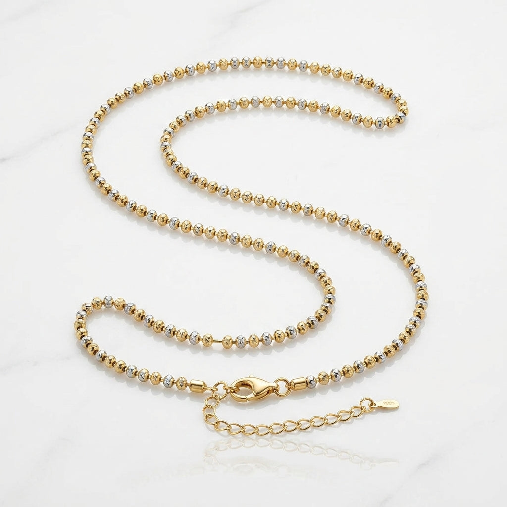 The Two-Tone Caviar Necklace