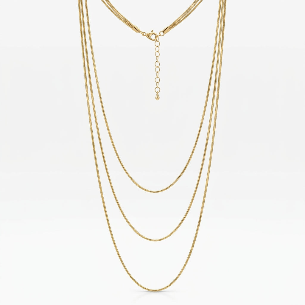 The Liquid Gold Tiered Necklace
