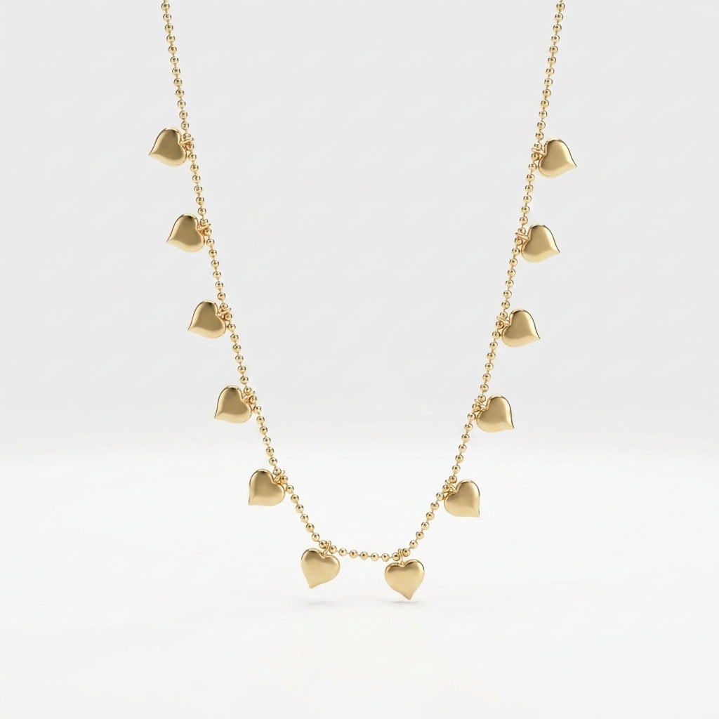 Beaded Sweetheart Necklace