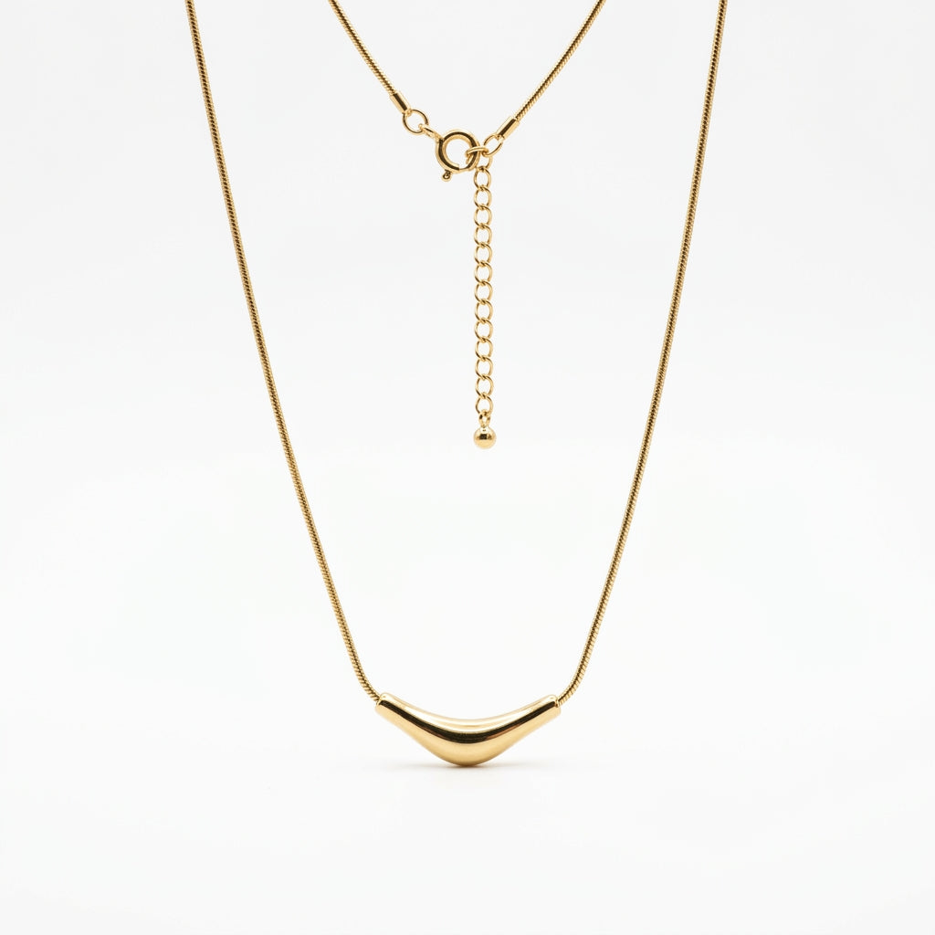 The Sculpted Arc Necklace