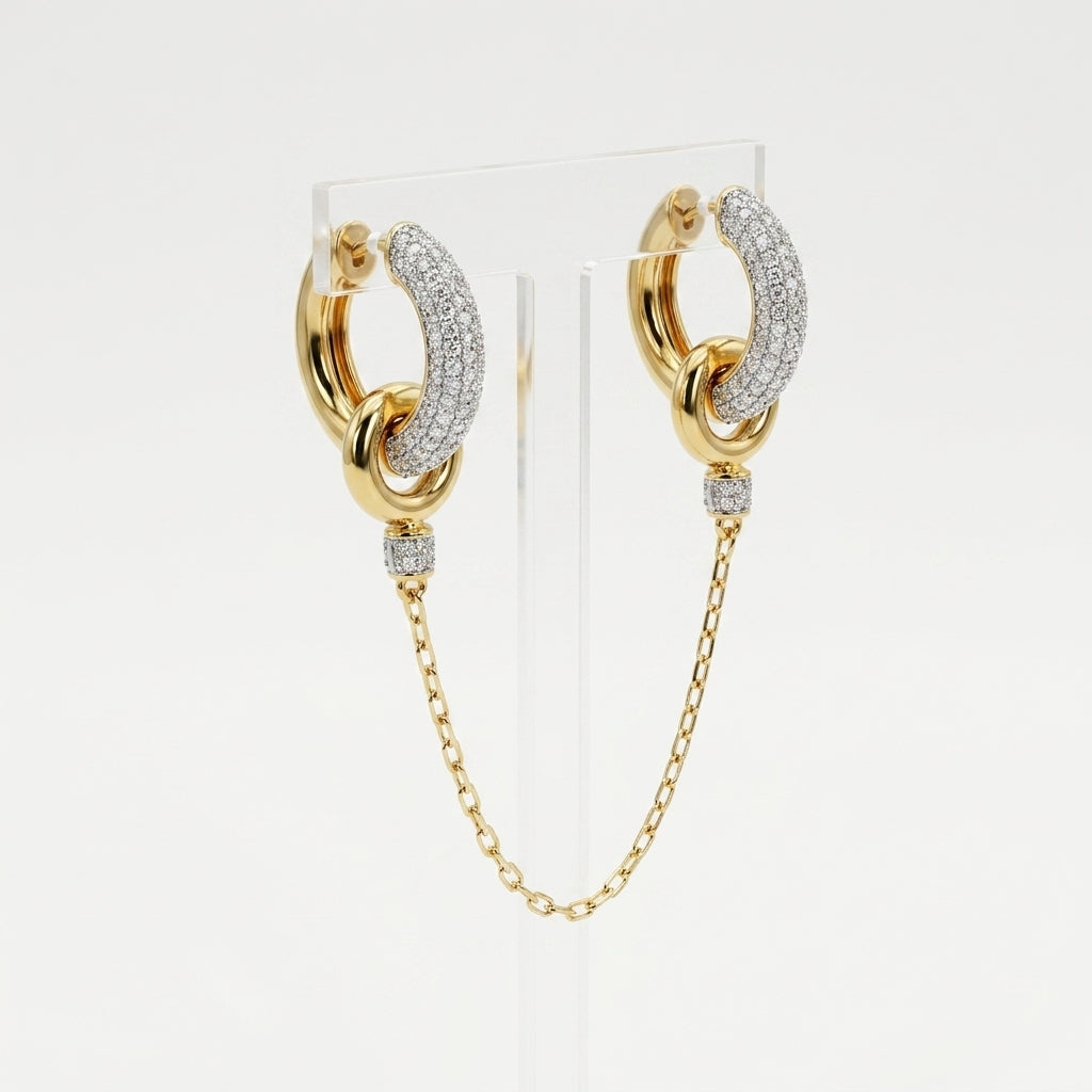 Chain Drape Earrings