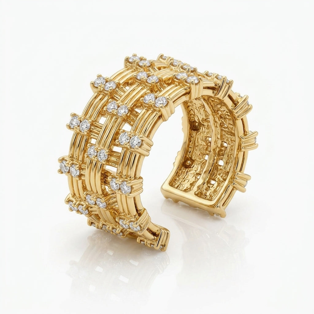 The Woven Lattice Ring