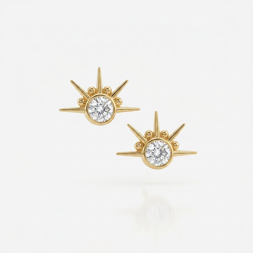 Celeste Double-Sided Crystal Earrings