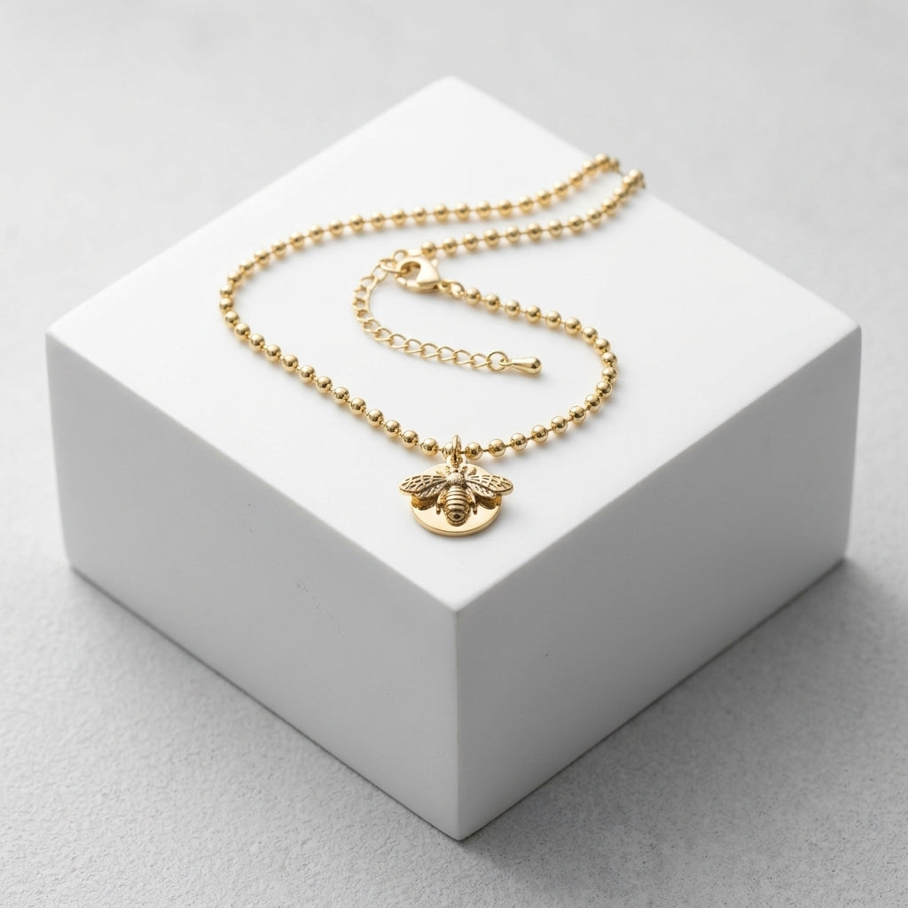 The Heritage Bee Coin Necklace