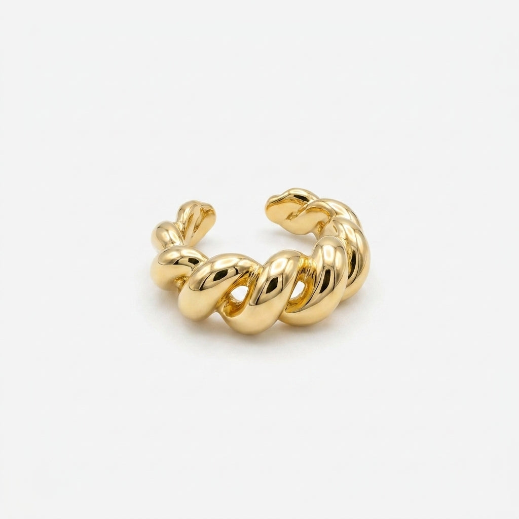 The Sculptural Twist Ring