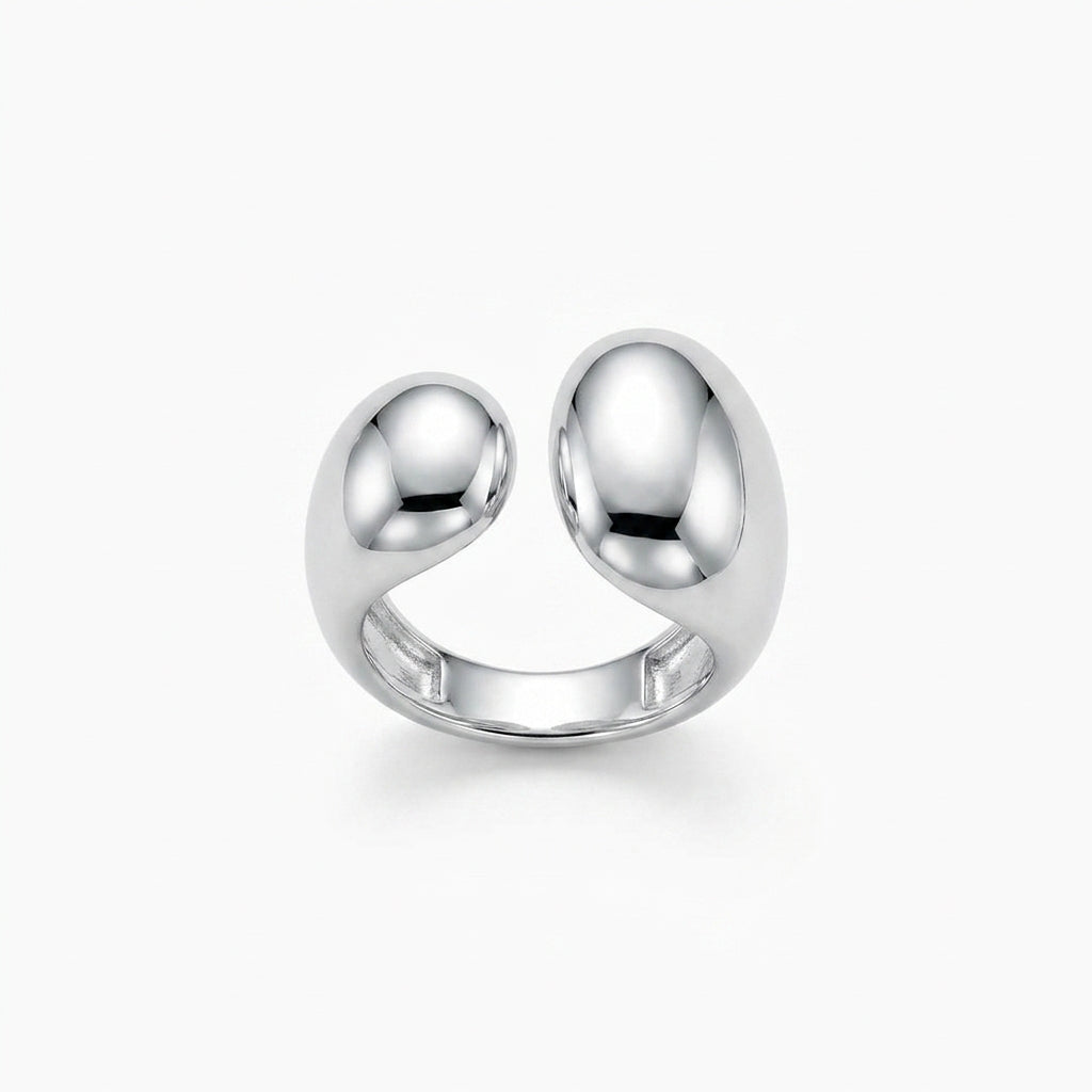 Organic Gold Dome Ring