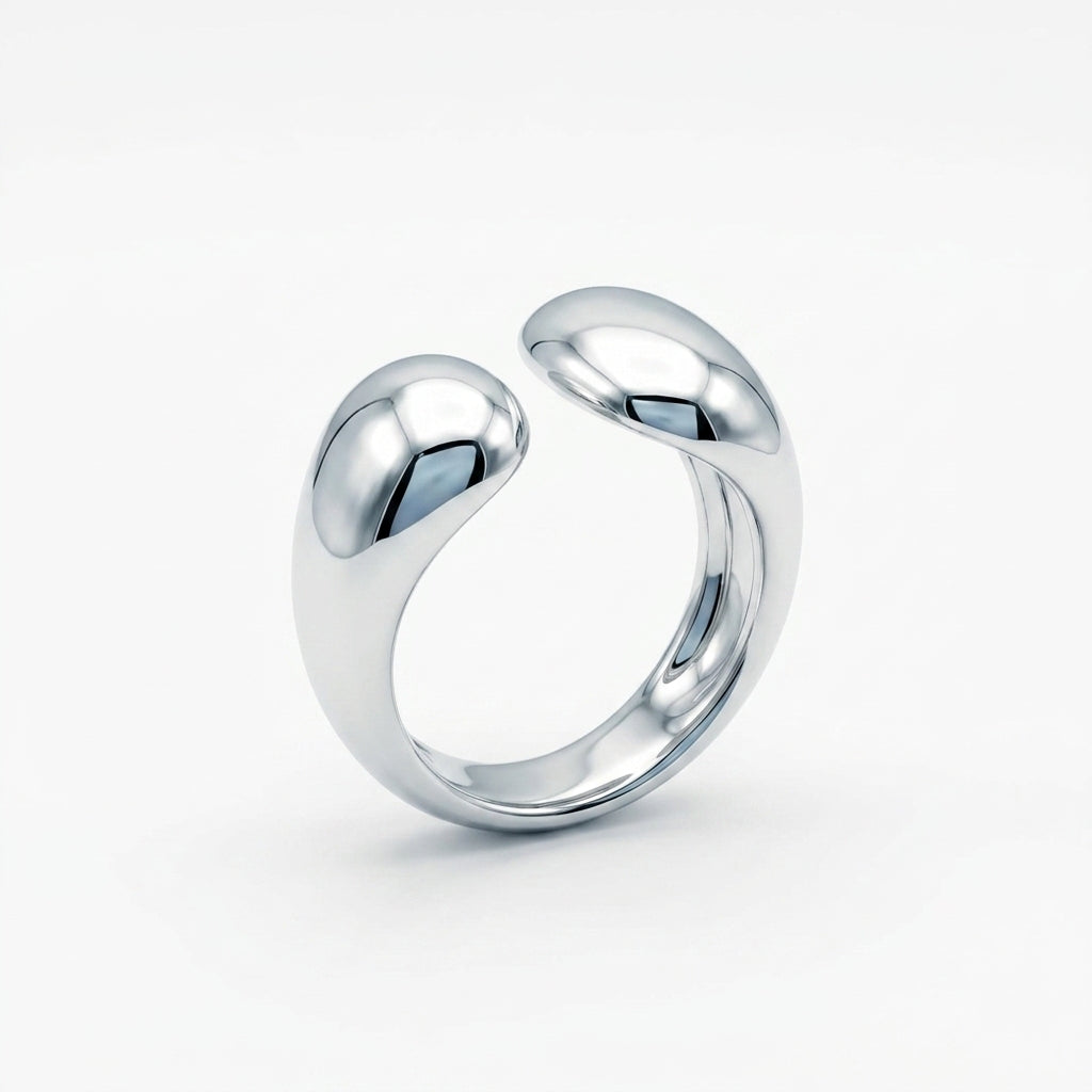 Organic Gold Dome Ring