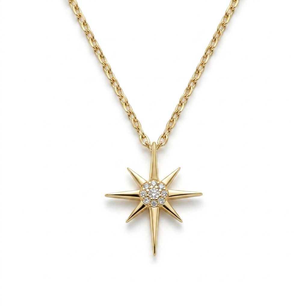 North Star Pendant Necklace
