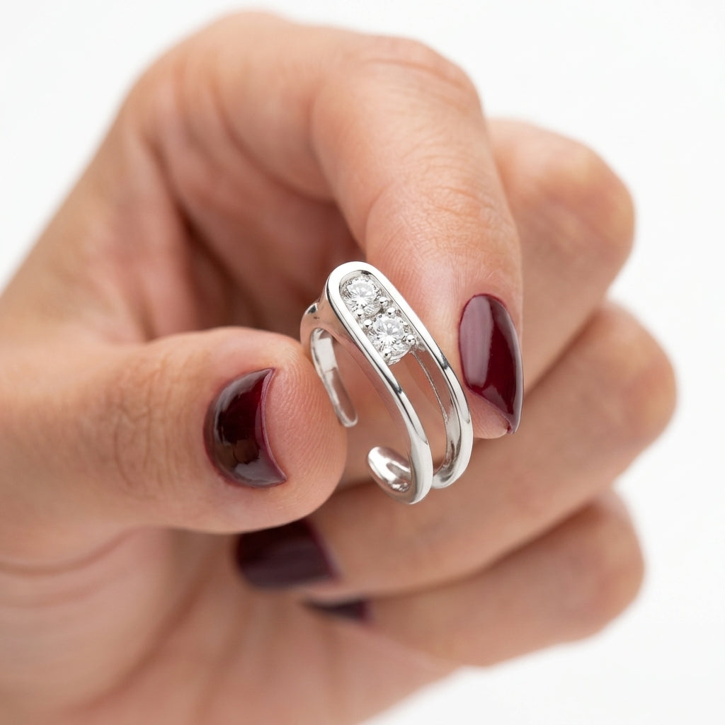 The Modernist Duo Ring