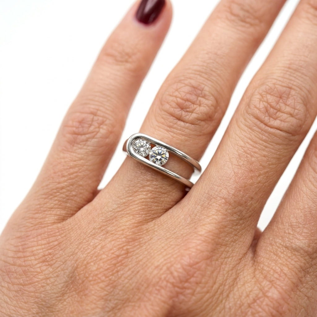 The Modernist Duo Ring