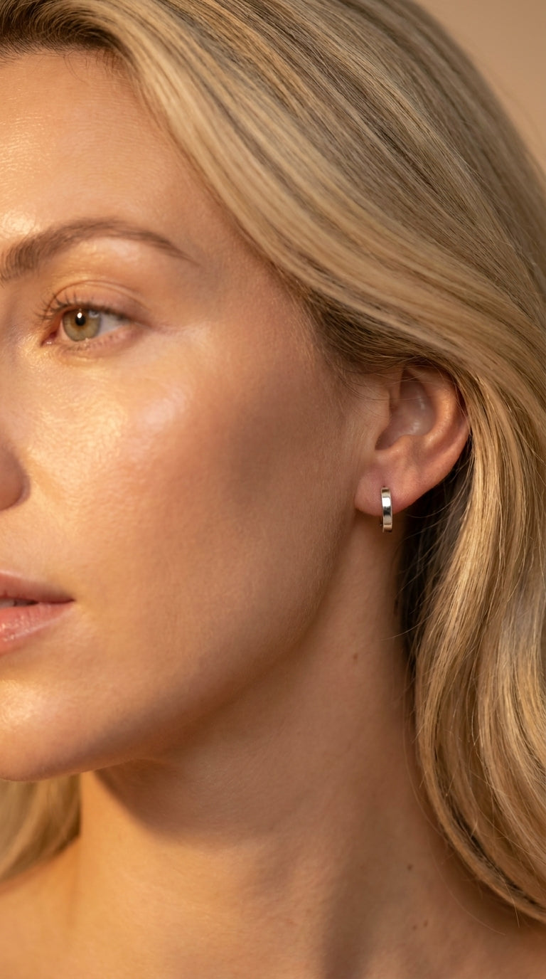 Radiant Full-Circle Pave Hoops