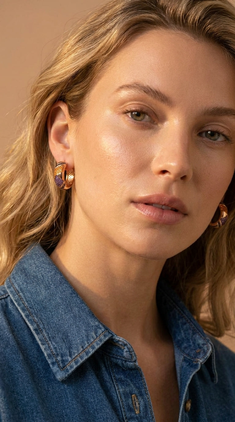 Artistic Fusion Multicolor Earrings