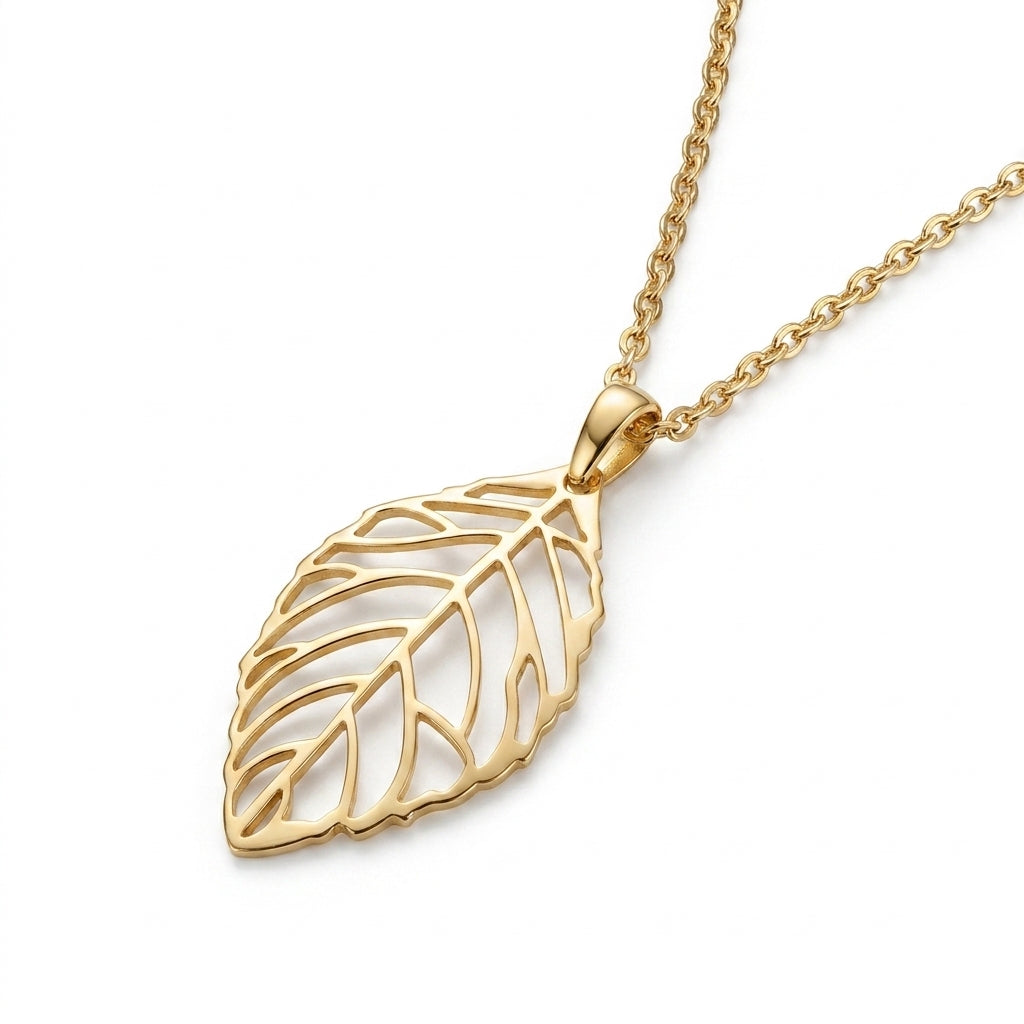 Ethereal Foliage Filigree Necklace
