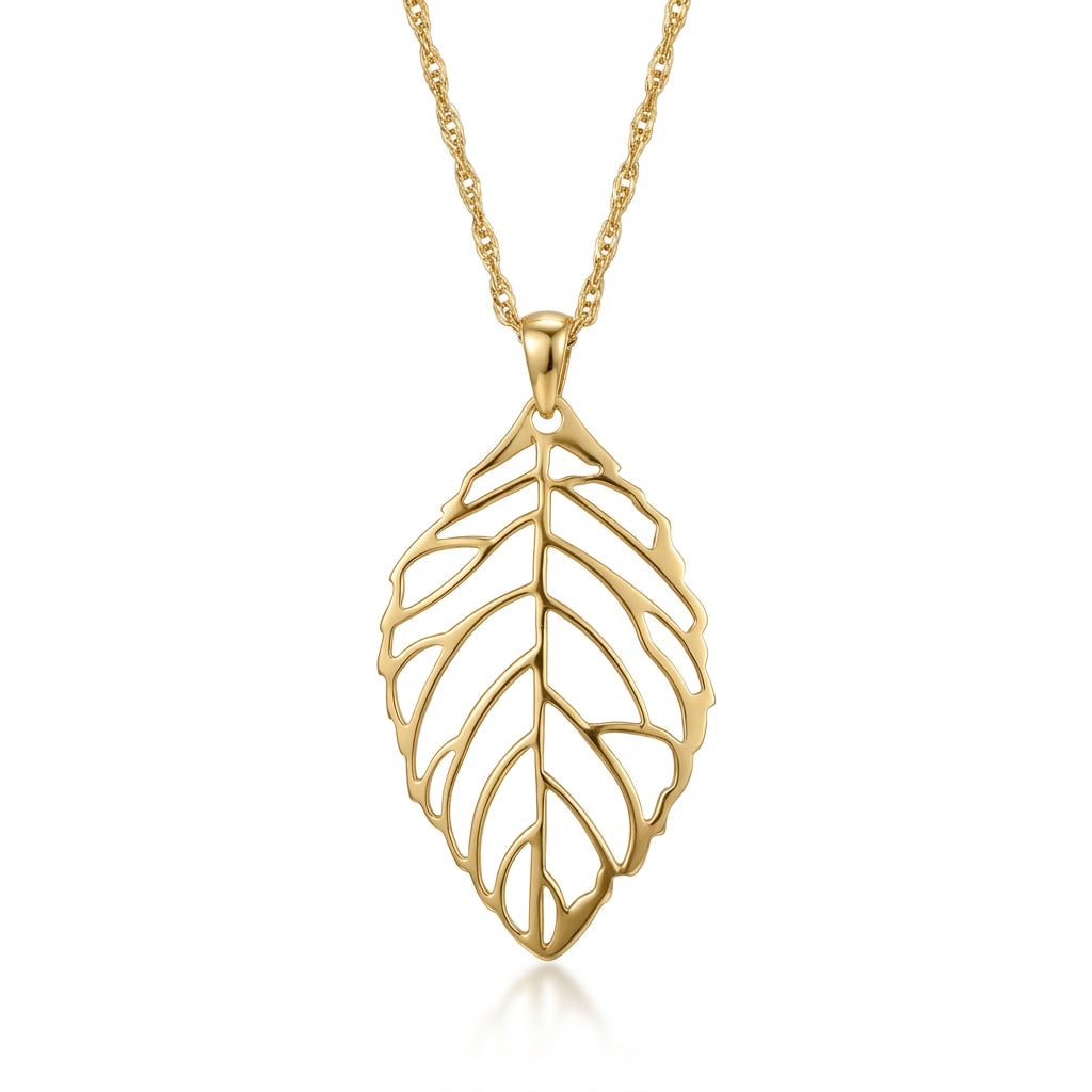 Ethereal Foliage Filigree Necklace