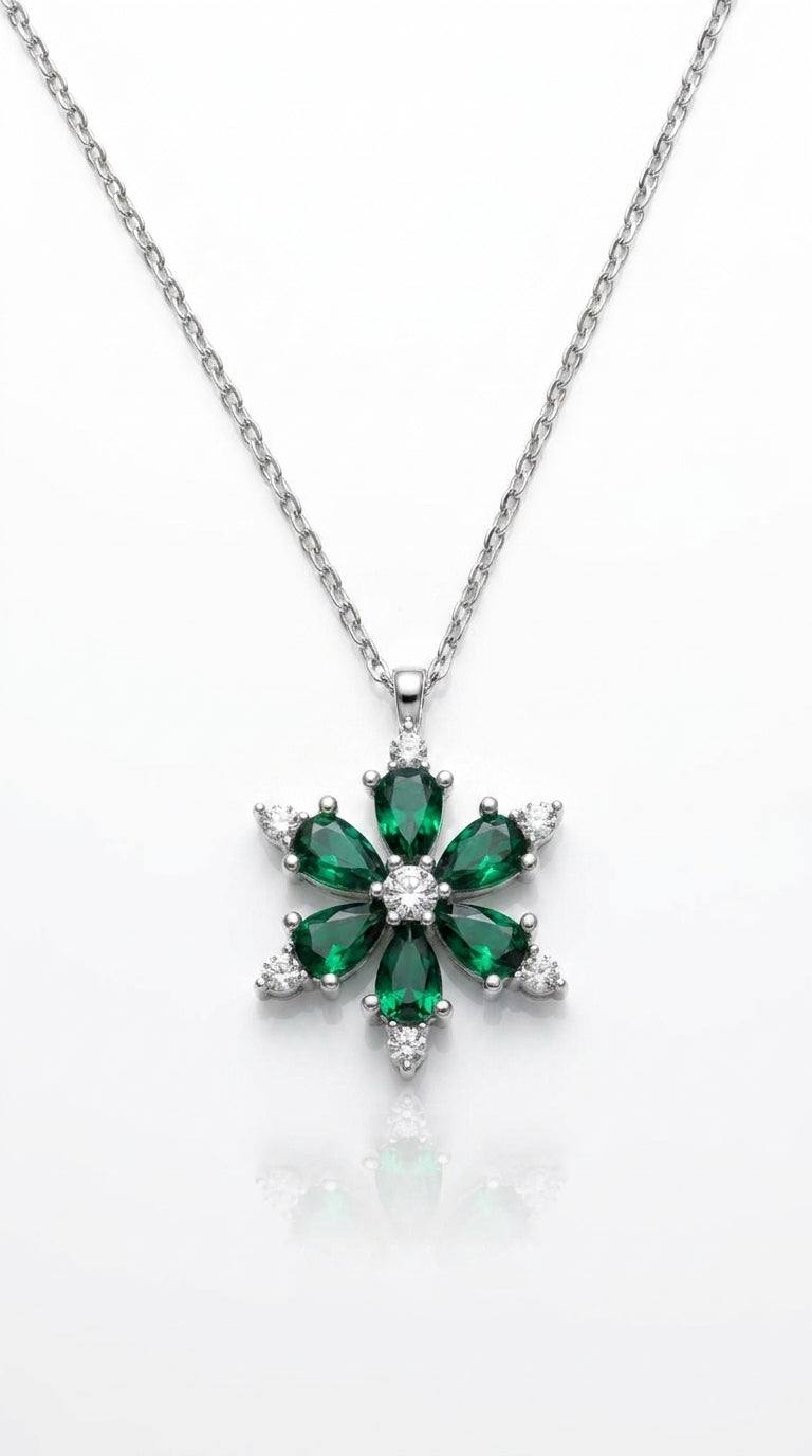 Emerald Bloom Pendant