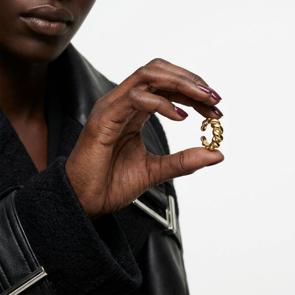 The Sculptural Twist Ring