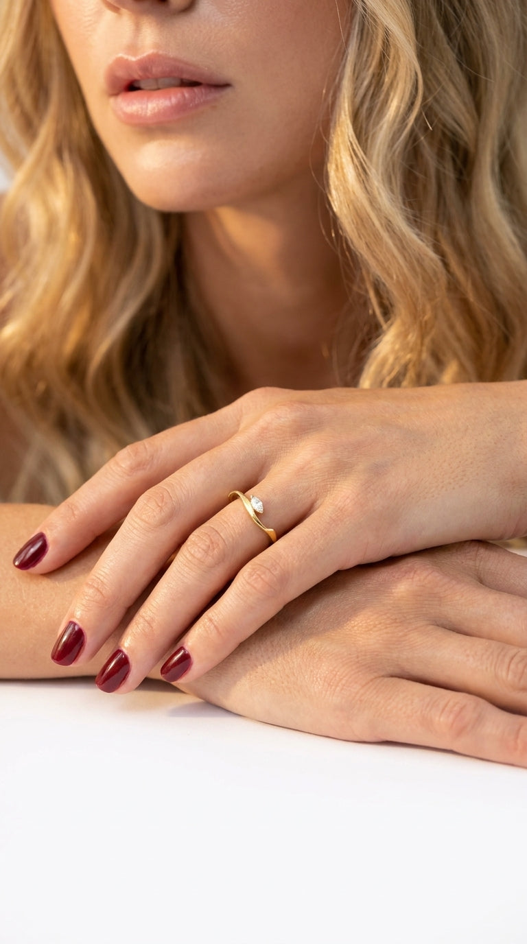 Marquise Aura Sculpt Ring
