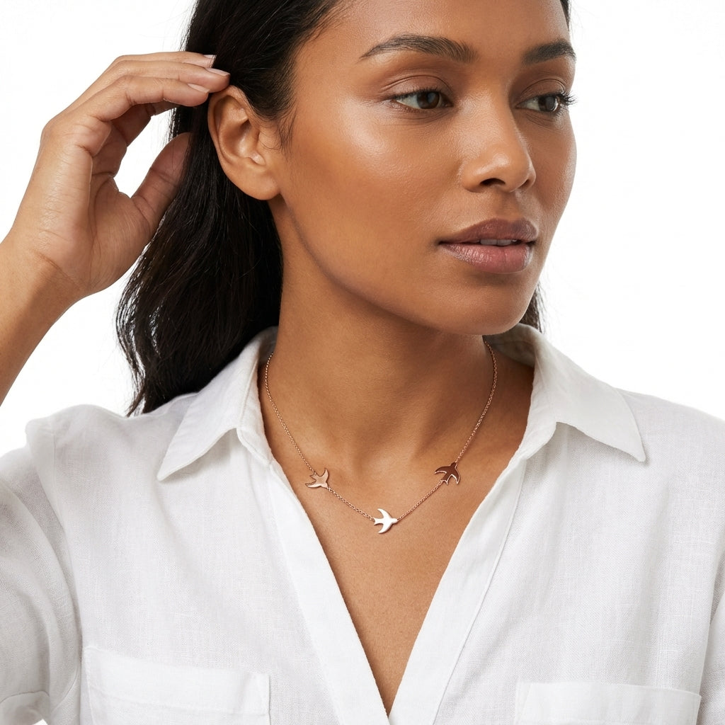 Golden Migration Necklace