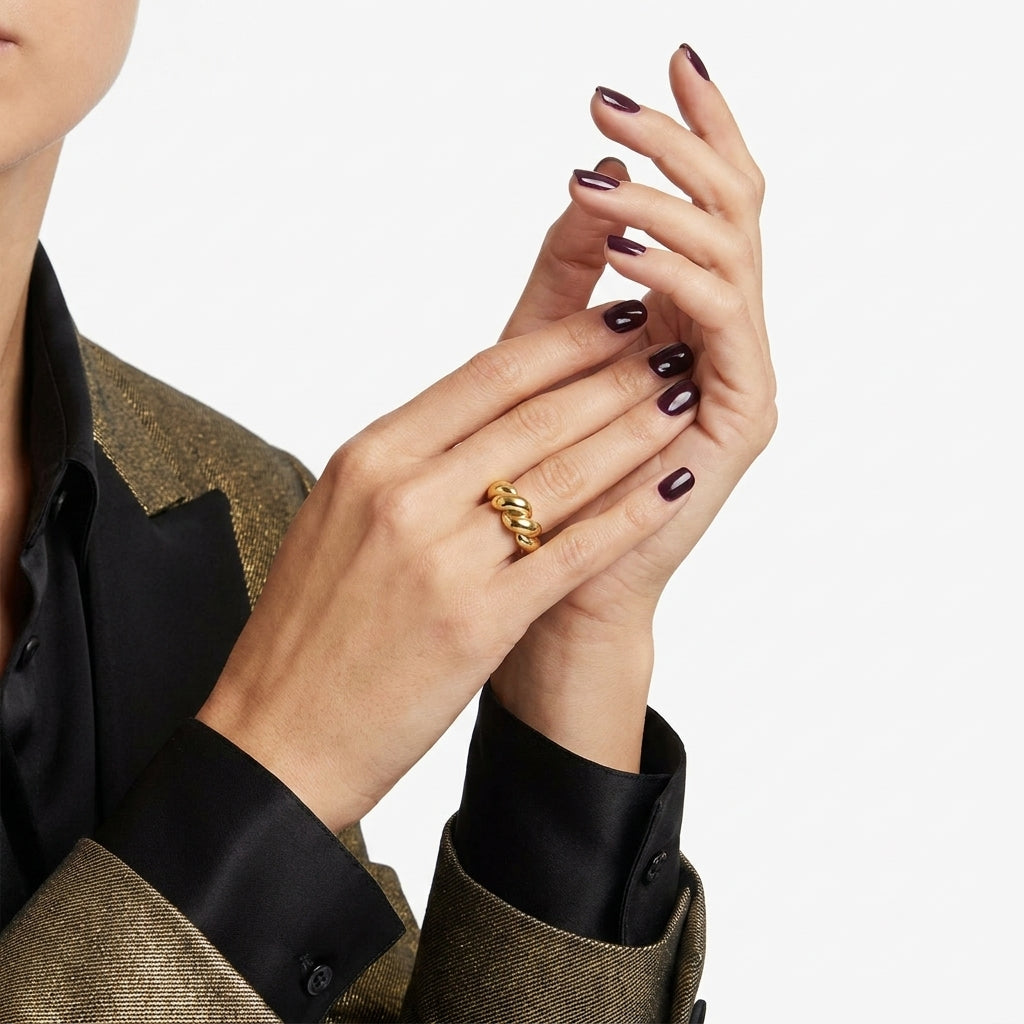The Sculptural Twist Ring