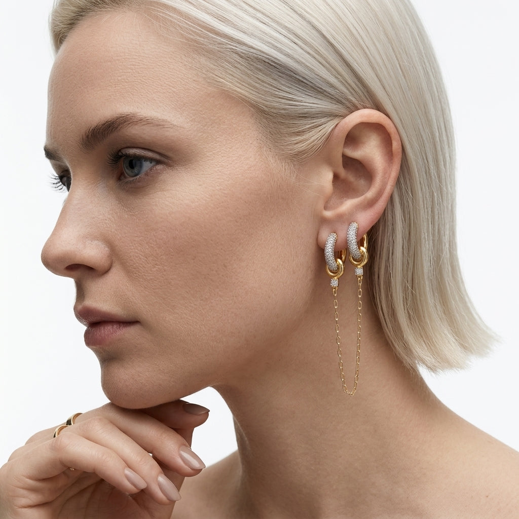 Chain Drape Earrings