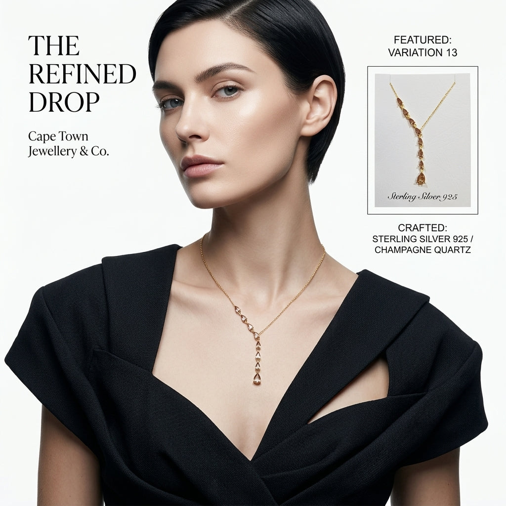 Teardrop Cascade Necklace