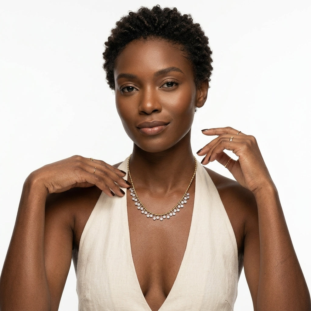 The Fringe Beaded Necklace