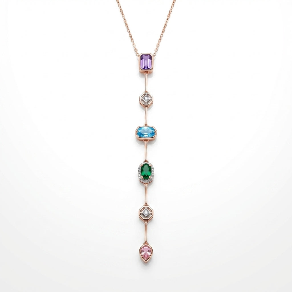 Shimmering Gemstone Linear Duo