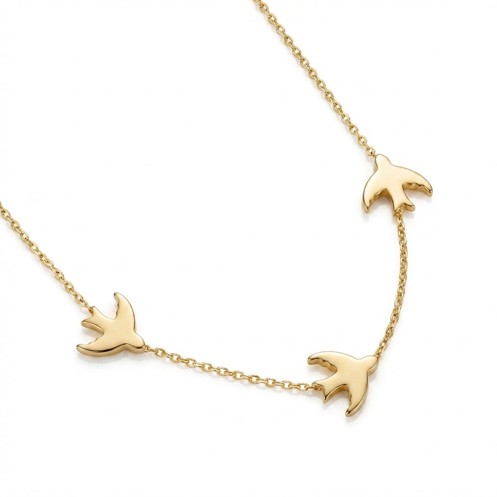 Golden Migration Necklace