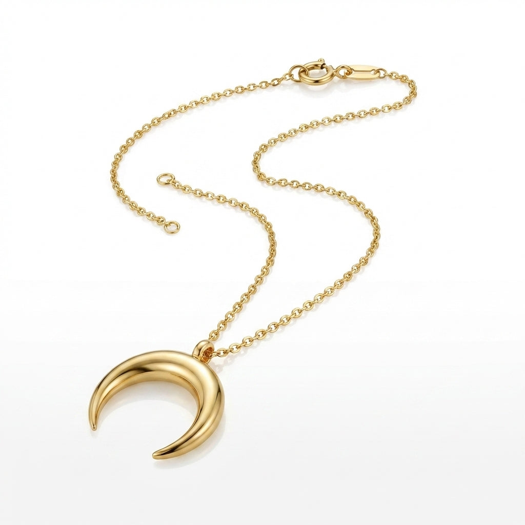 Golden Celestial Arc Necklace