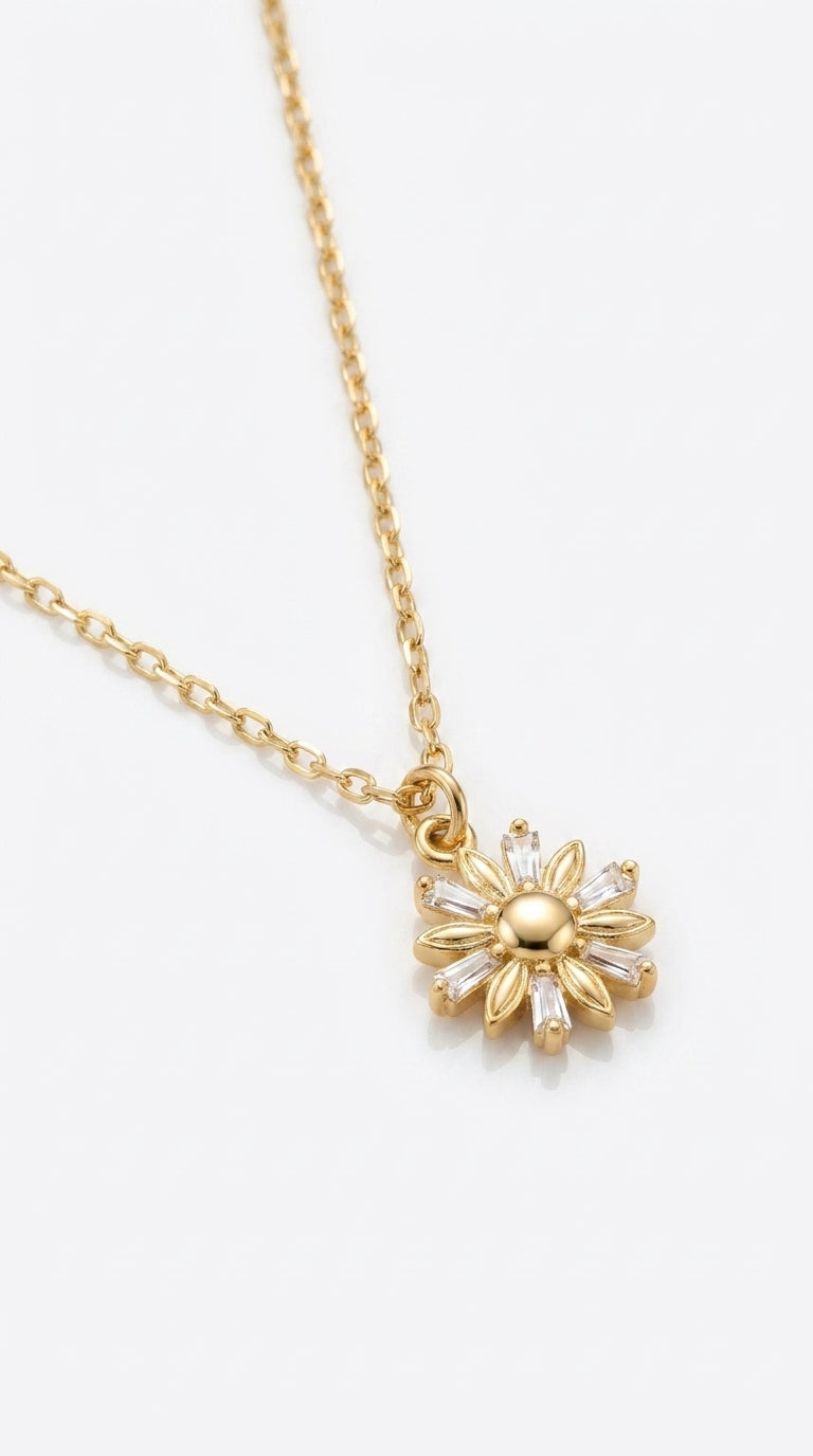 Radiant Daisy Prism Necklace