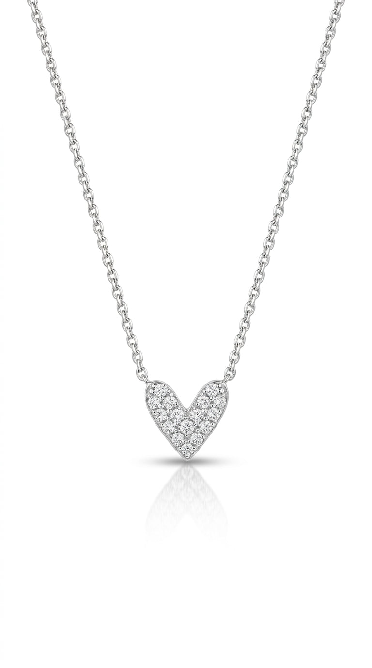 Radiant Aura Heart Necklace