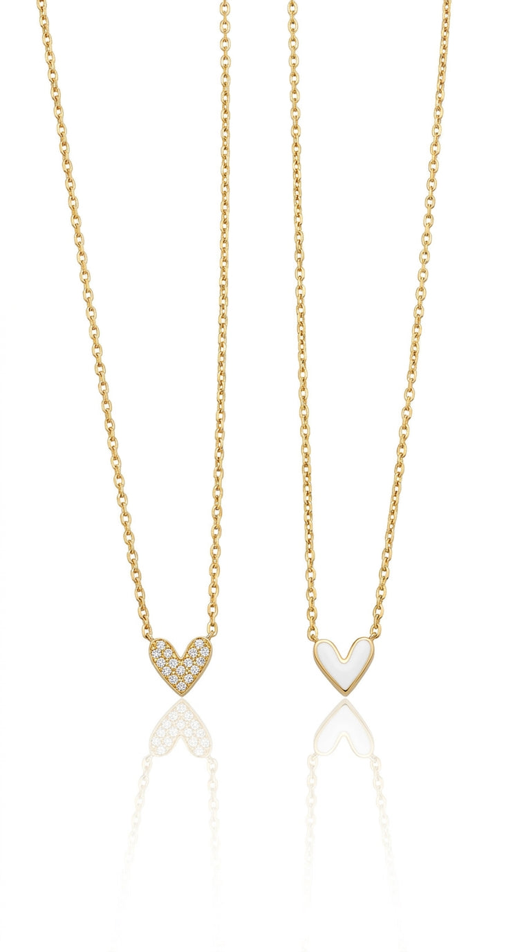 Radiant Aura Heart Necklace