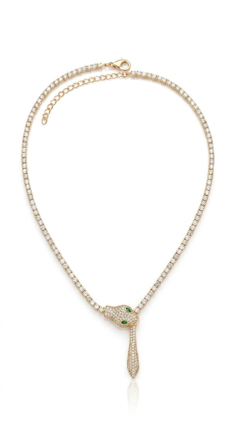 Ouroboros Radiant Tennis Necklace