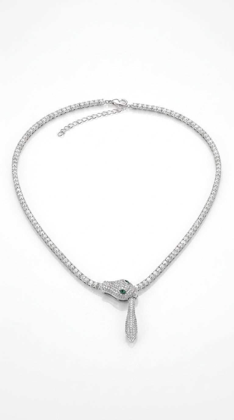 Ouroboros Radiant Tennis Necklace