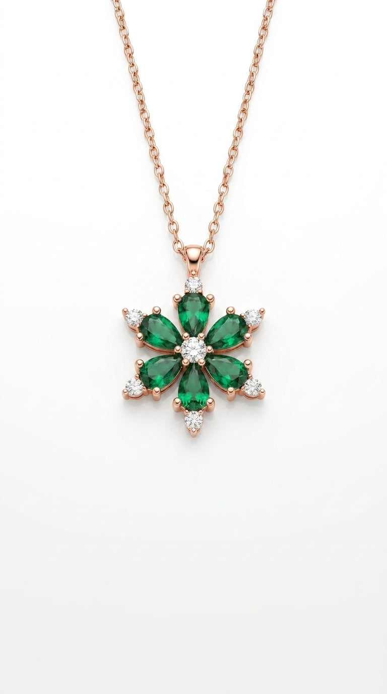 Emerald Bloom Pendant
